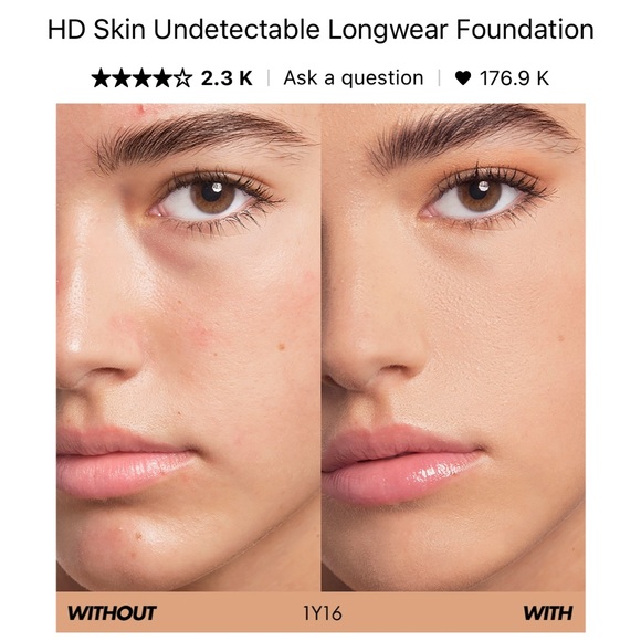🆕 Makeup Forever HD Skin Undetectable Foundation - Picture 2 of 8